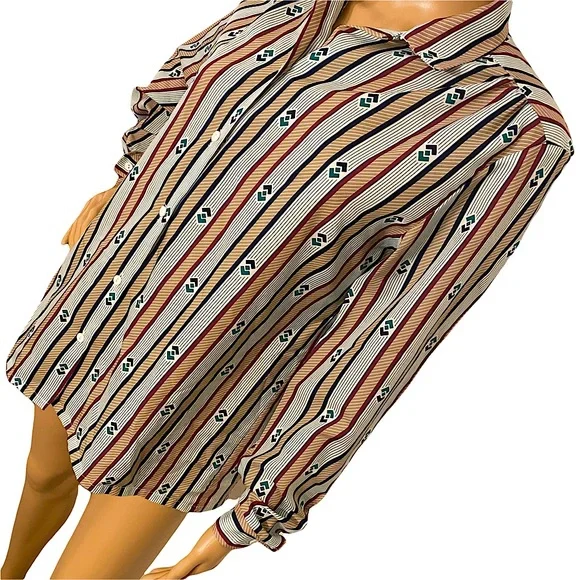 VINTAGE 70s ACT III BUTTON DOWN SHIRT - Picture 4 of 16